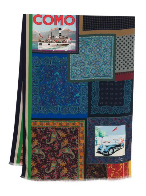 Pierre-Louis Mascia patchwork paisley scarf