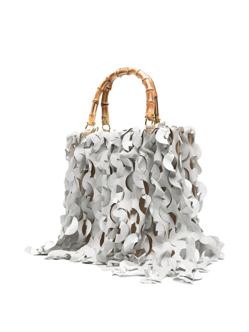 la milanesa Borsa tote Oceano media in rafia con manici | Borse tote | Image 3