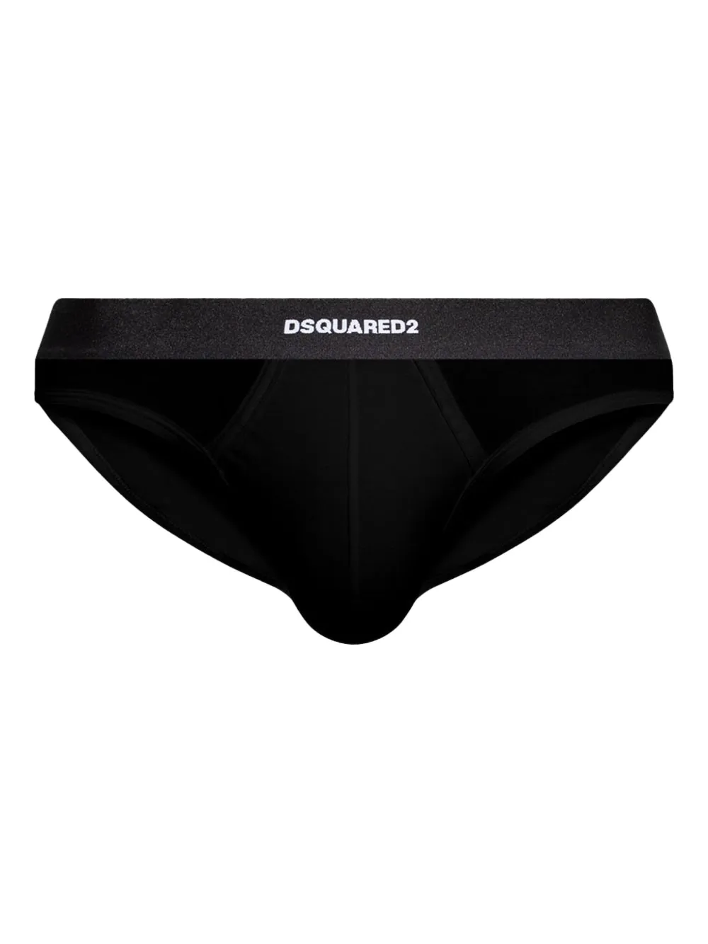 DSQUARED2 Twee boxershorts met logoband Zwart