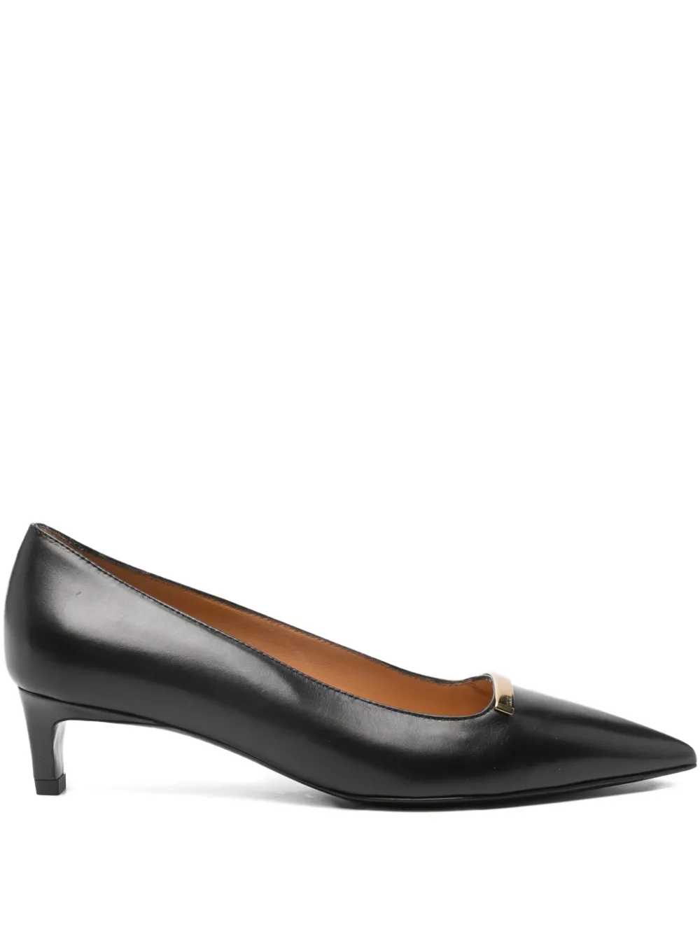 Tod's 40mm pointed-toe leather pumps Black