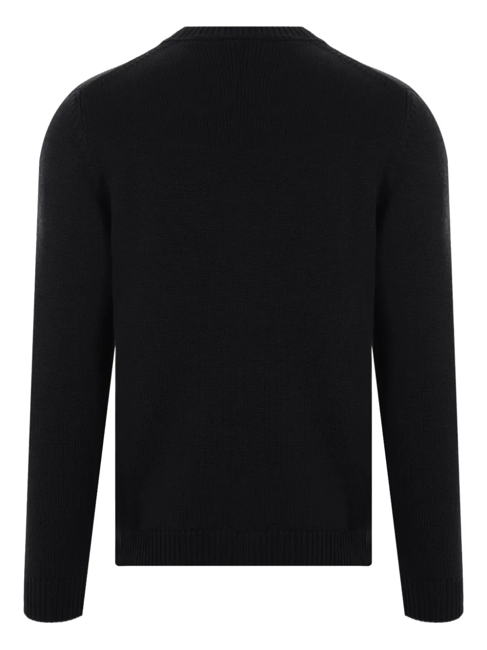Roberto Collina crew-neck merino-wool sweater Zwart