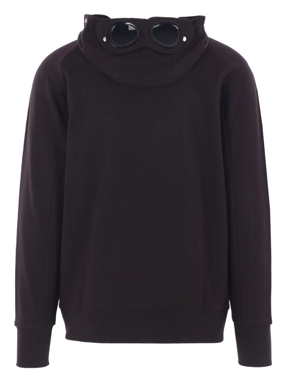 C.P. Company Goggle-detail zip-up hoodie | Brown | Image 1