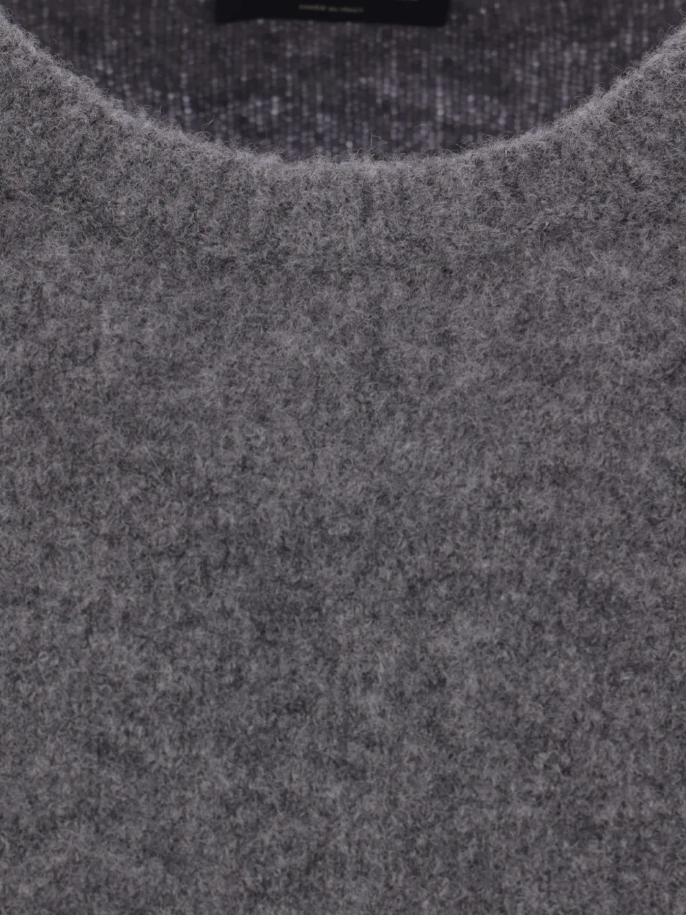 Roberto Collina Round-neck Knitted Sweater In Gray
