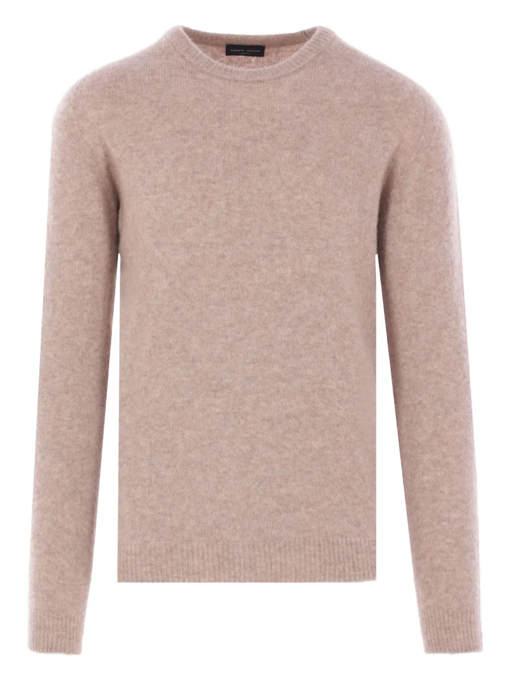 Roberto Collina Round-neck Knitted Sweater In Neutral