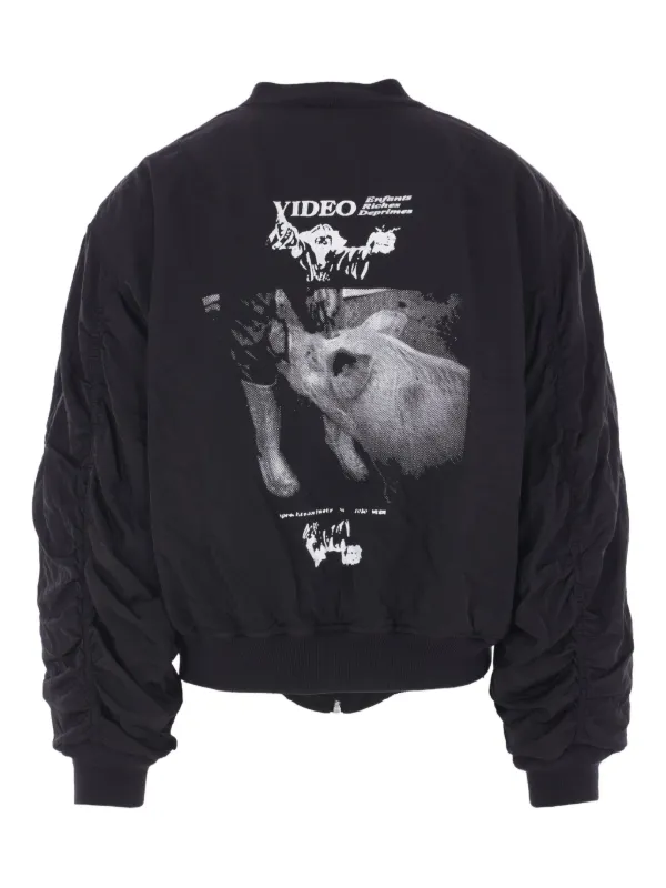 Enfants Riches Déprimés Video グラフィック ボンバージャケット