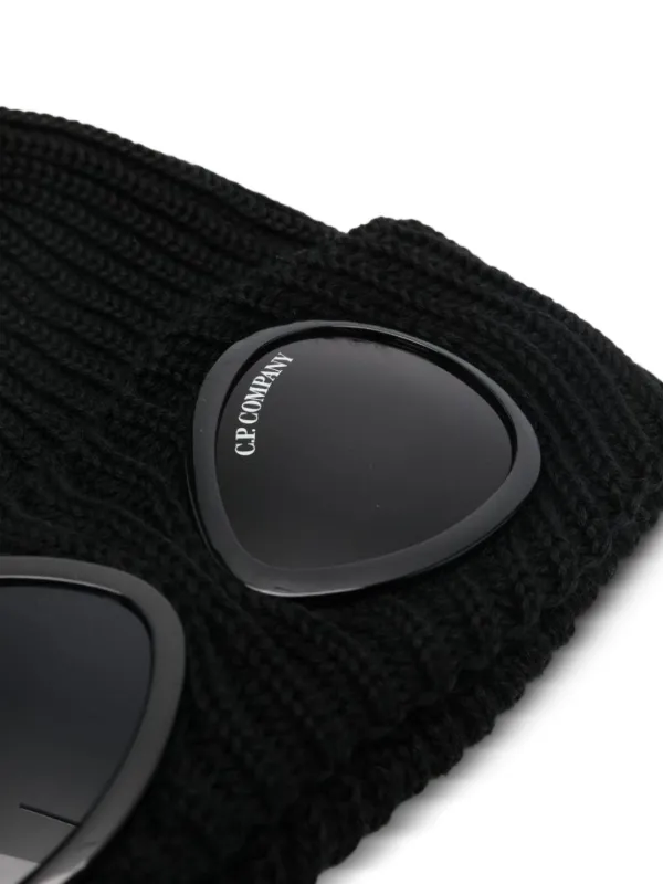 C.P. COMPANY goggle beanie ブラック C.P. Company Black Goggle Beanie C.P. Company