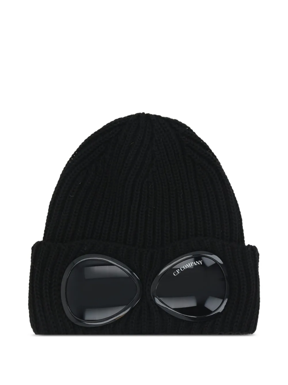 C.P. Company goggle-lens ribbed beanie hat | Image 2