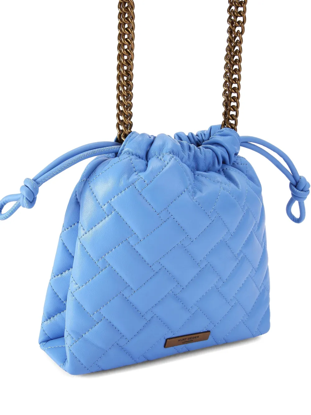 Kurt Geiger London Kleine Kensington bucket-tas Blauw