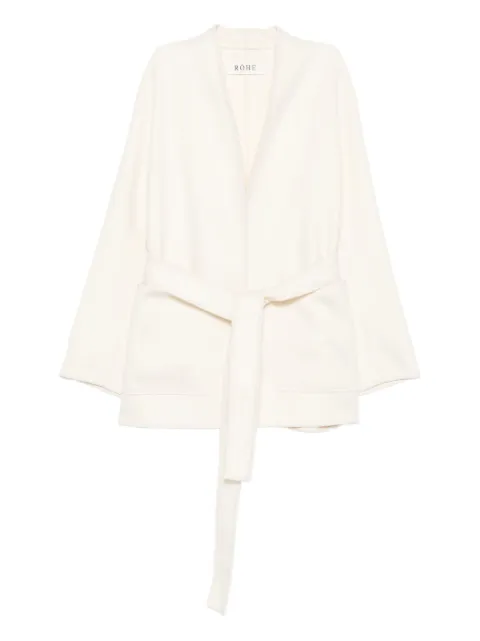 Róhe Jacke mit Gürtel