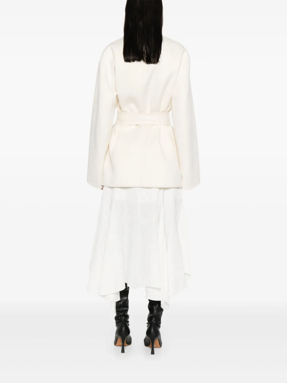 Rohe Belted Wool Jacket In Multi
