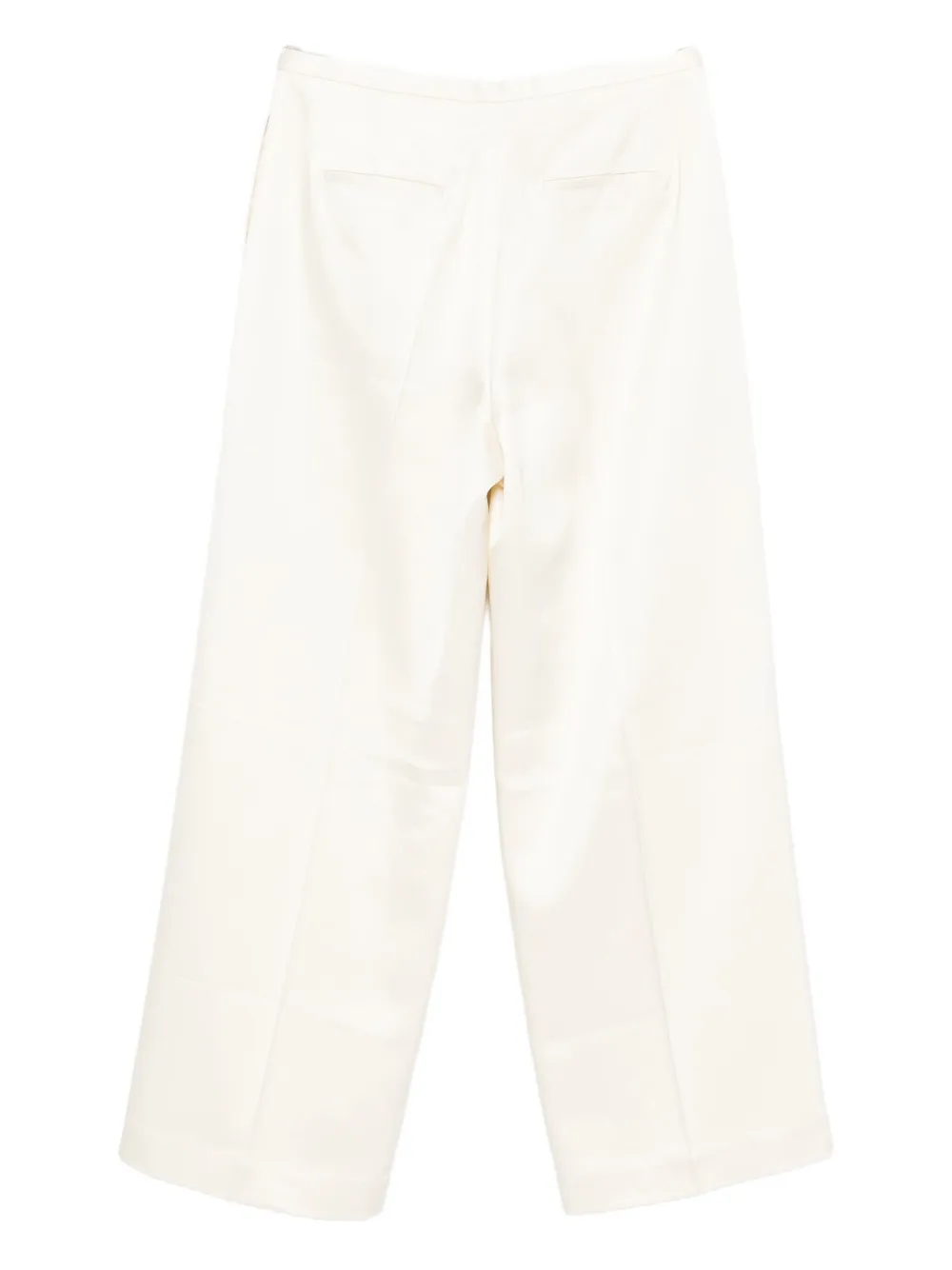 Rohe Drawstring Straight-hem Trousers In White