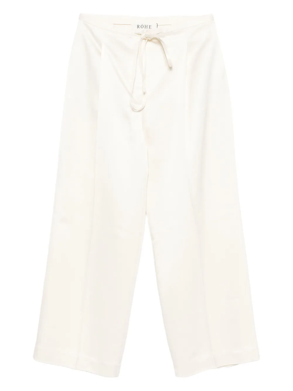 Róhe drawstring straight-hem trousers | Neutrals | Image 1