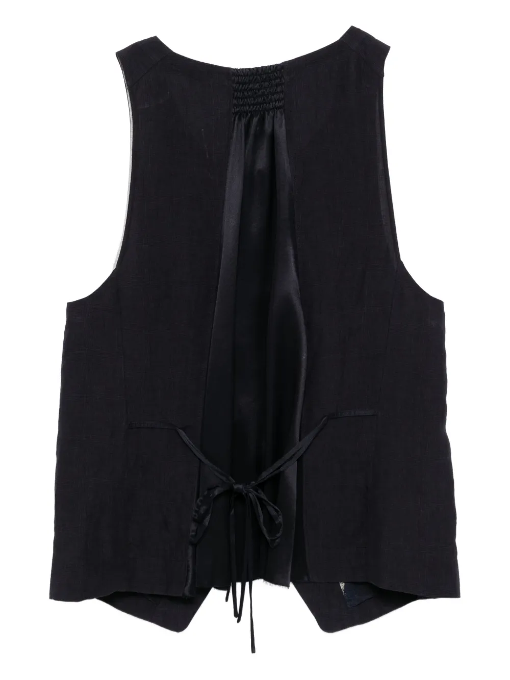 Ziggy Chen Linen Jacket In Black