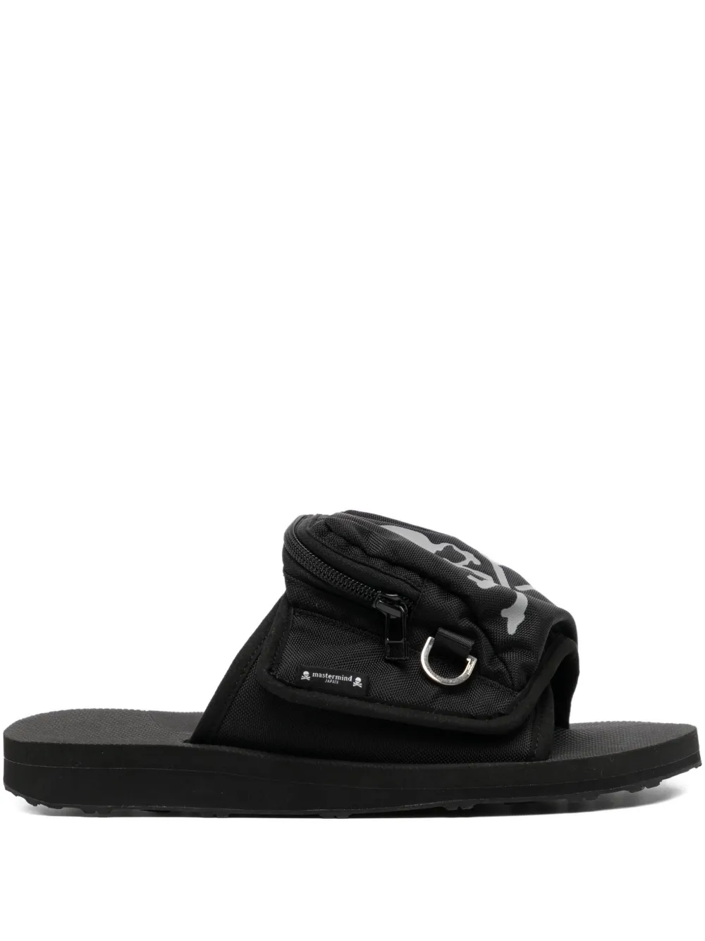 Mastermind Japan x Suicoke reflective sandals Black