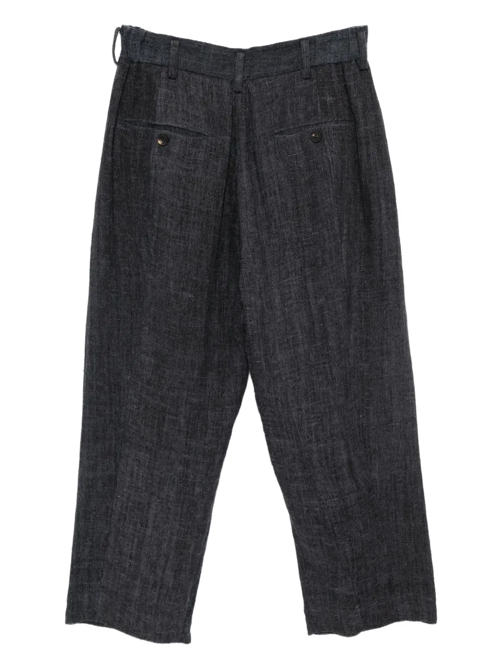 Ziggy Chen Linnen broek Grijs