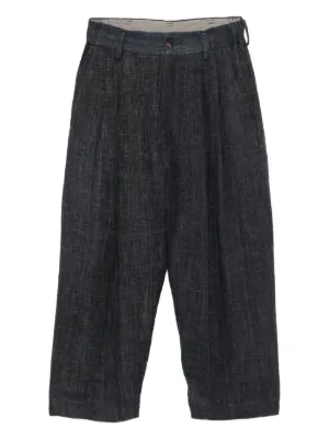 Yohji Yamamoto サルエル カーゴパンツ | ブラック | FARFETCH JP