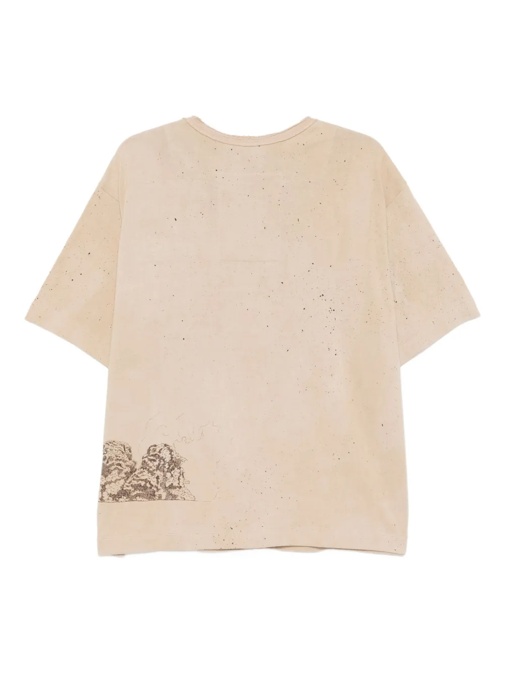 Ziggy Chen Katoenen T-shirt - Beige