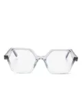 Veronika Wildgruber Vega geometric-frame glasses - Black