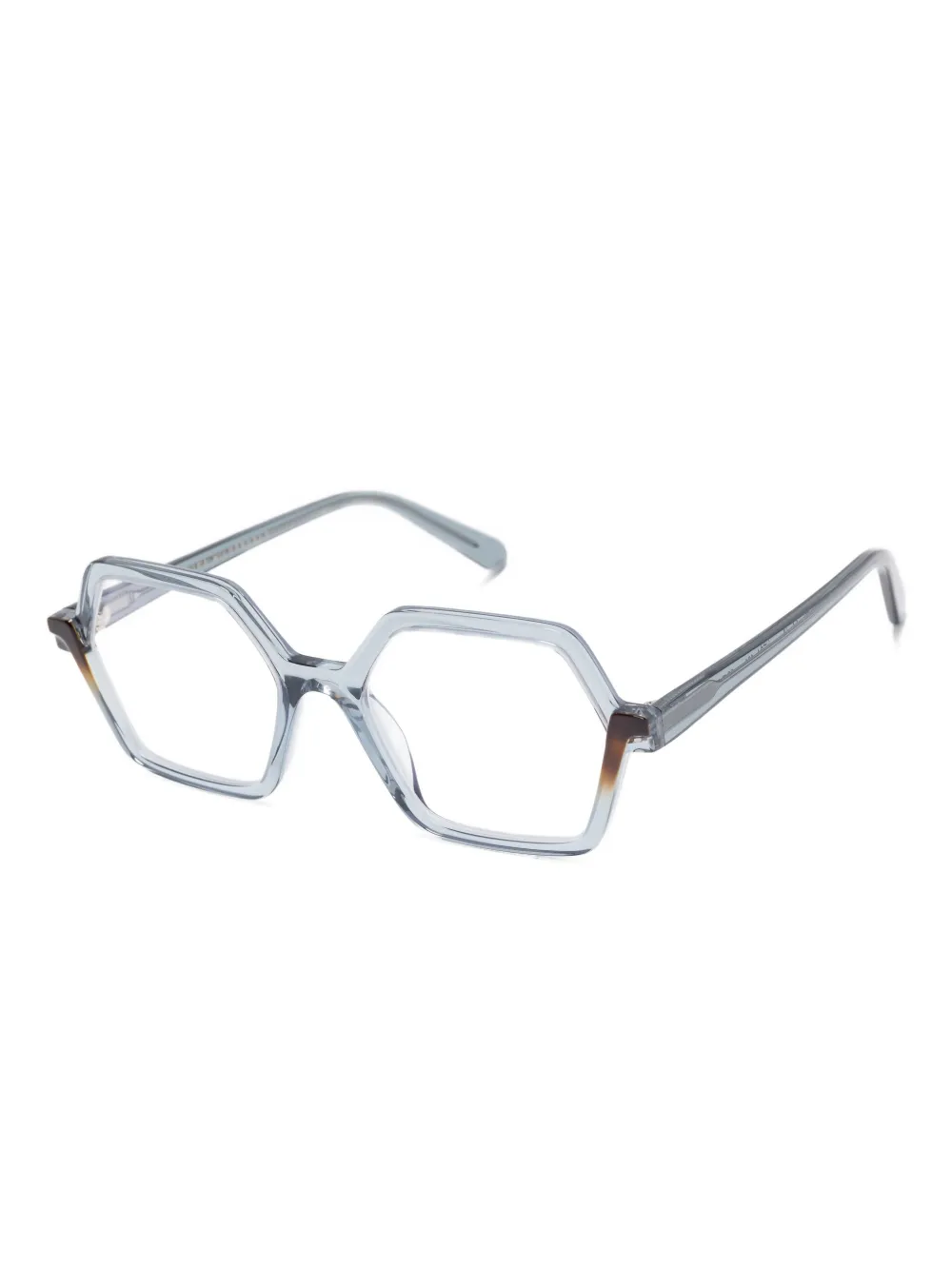 Veronika Wildgruber Vega geometric-frame glasses | Men | Image 2