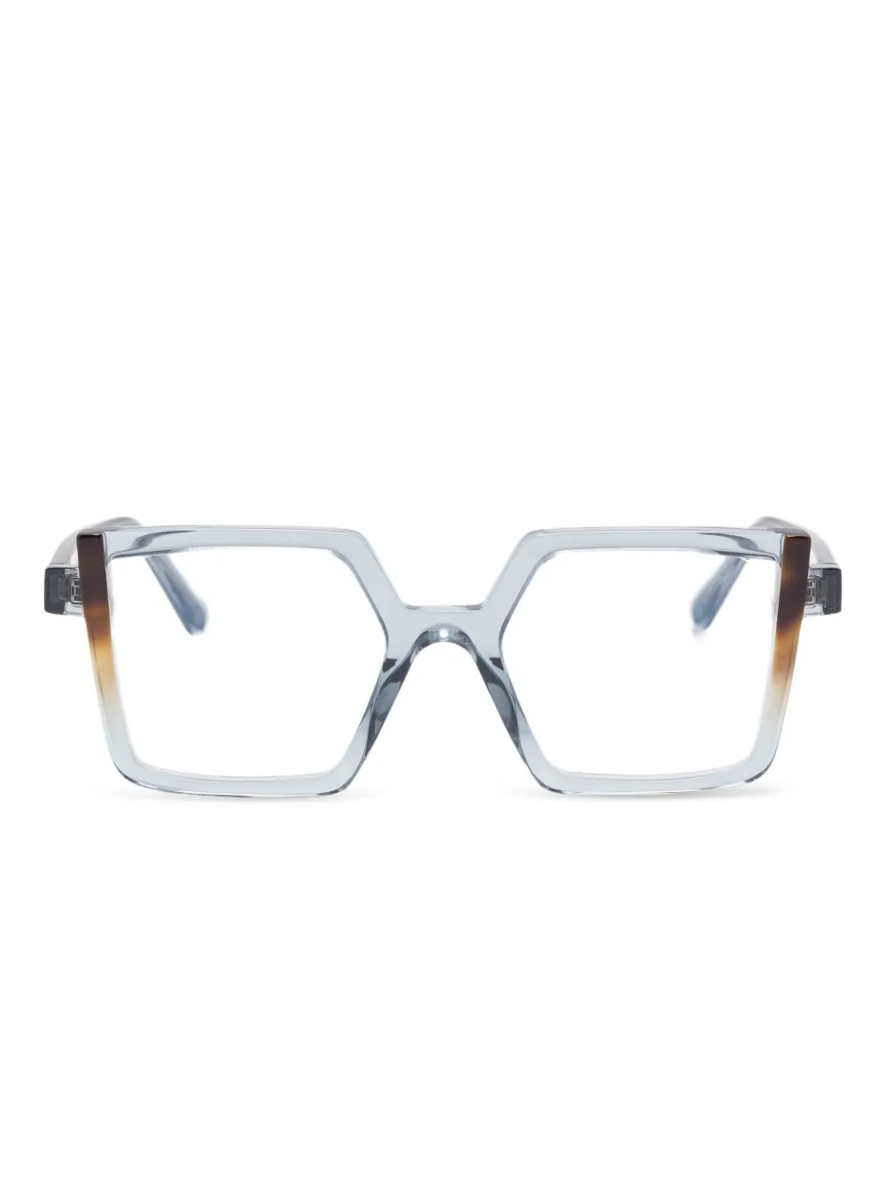 Veronika Wildgruber Fall geometric-frame glasses - Blu