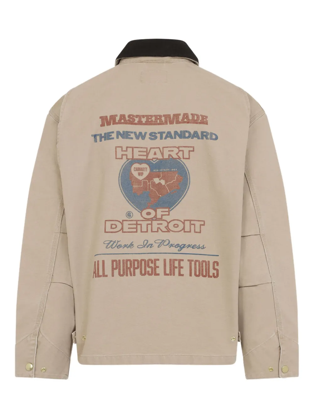 Carhartt WIP Jack van biologisch katoen Bruin