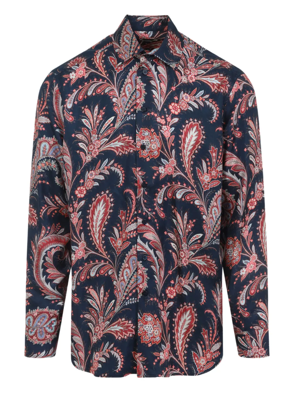 ETRO Overhemd met paisley-print Blauw