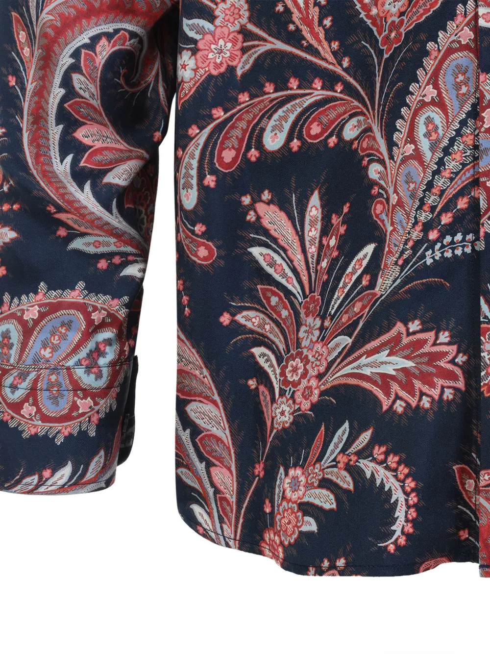 ETRO Overhemd met paisley-print Blauw
