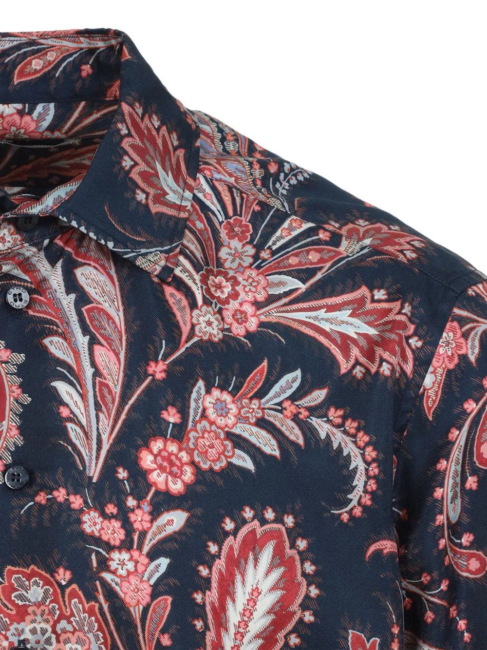 ETRO Overhemd met paisley-print Blauw