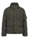 Stone Island logo-patch puffer-jacket - Green
