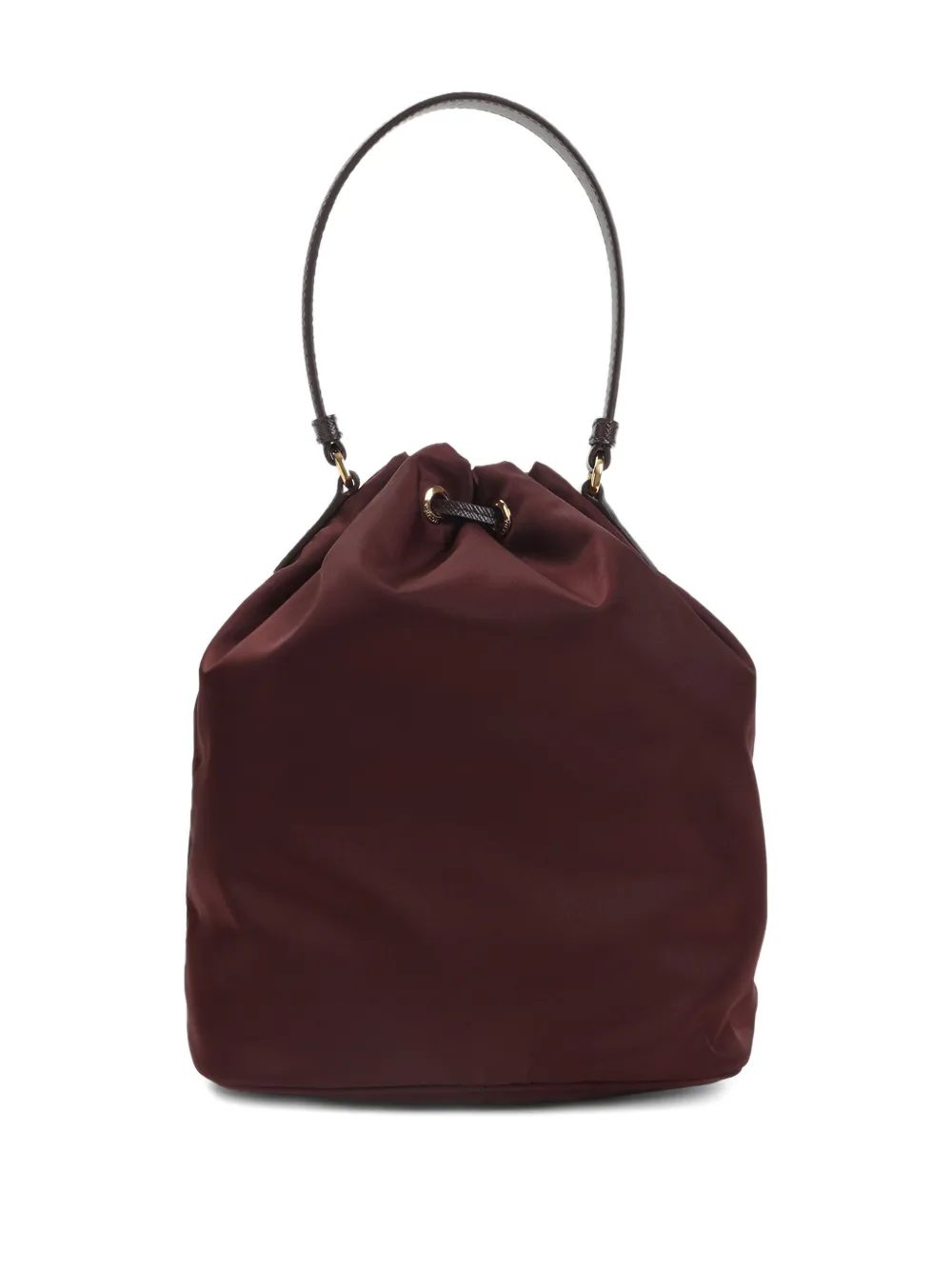 Prada Duet Re-Nylon bucket-tas Rood