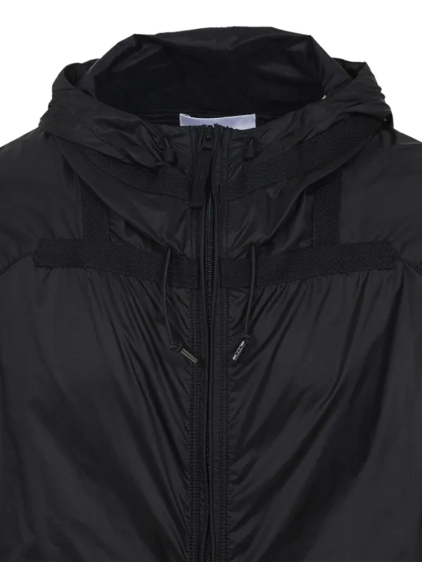 STONE  フーデッドジャケット ブラック Stone Island フーデッド ジャケット | ブラック | FARFETCH JP
