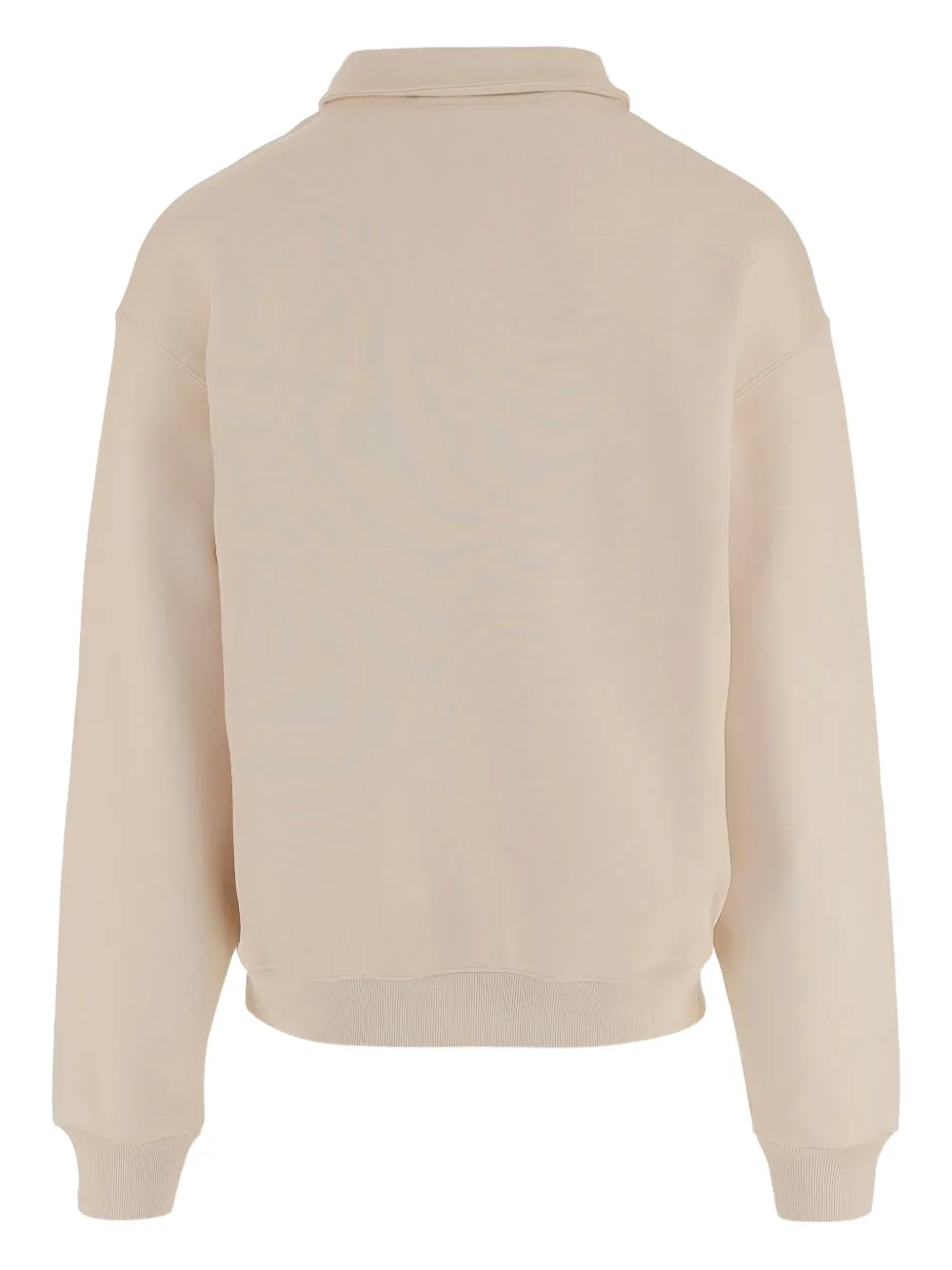 Jacquemus The Gros Grain sweater met hoge kraag en logo Beige