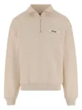 Jacquemus The Gros Grain high-collar logo sweatshirt - Neutrals