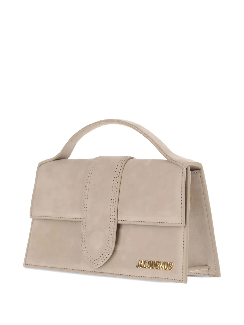 Jacquemus large The Bambino magnetic-closure crossbody bag Beige