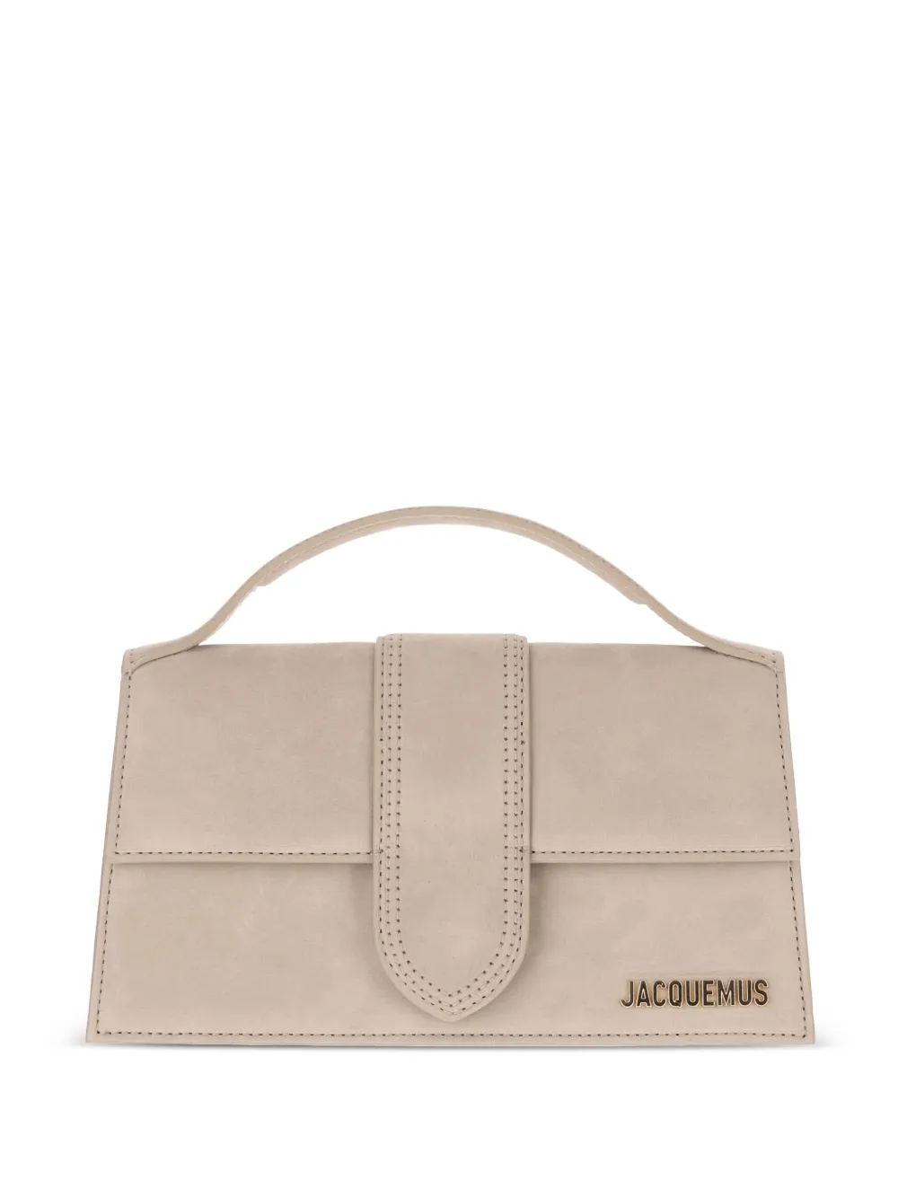 Jacquemus large The Bambino magnetic-closure crossbody bag Beige