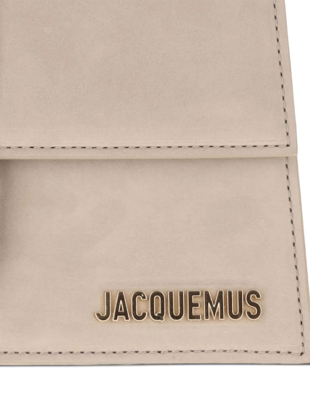 Jacquemus large The Bambino magnetic-closure crossbody bag Beige
