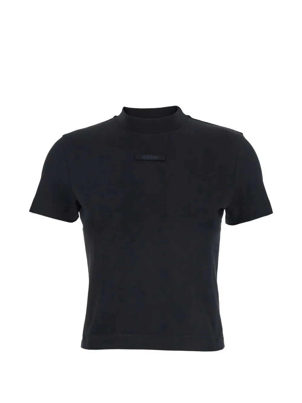 Jacquemus The Gros Grain T-shirt met ronde hals en logo Zwart