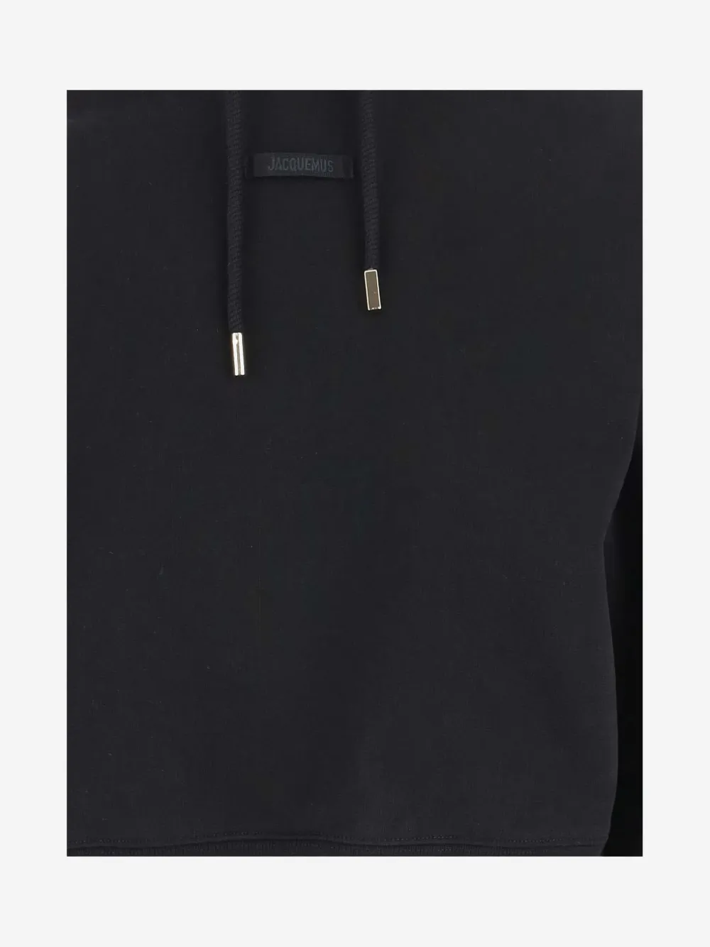 Jacquemus The Gros Grain sweater met trekkoord capuchon Zwart