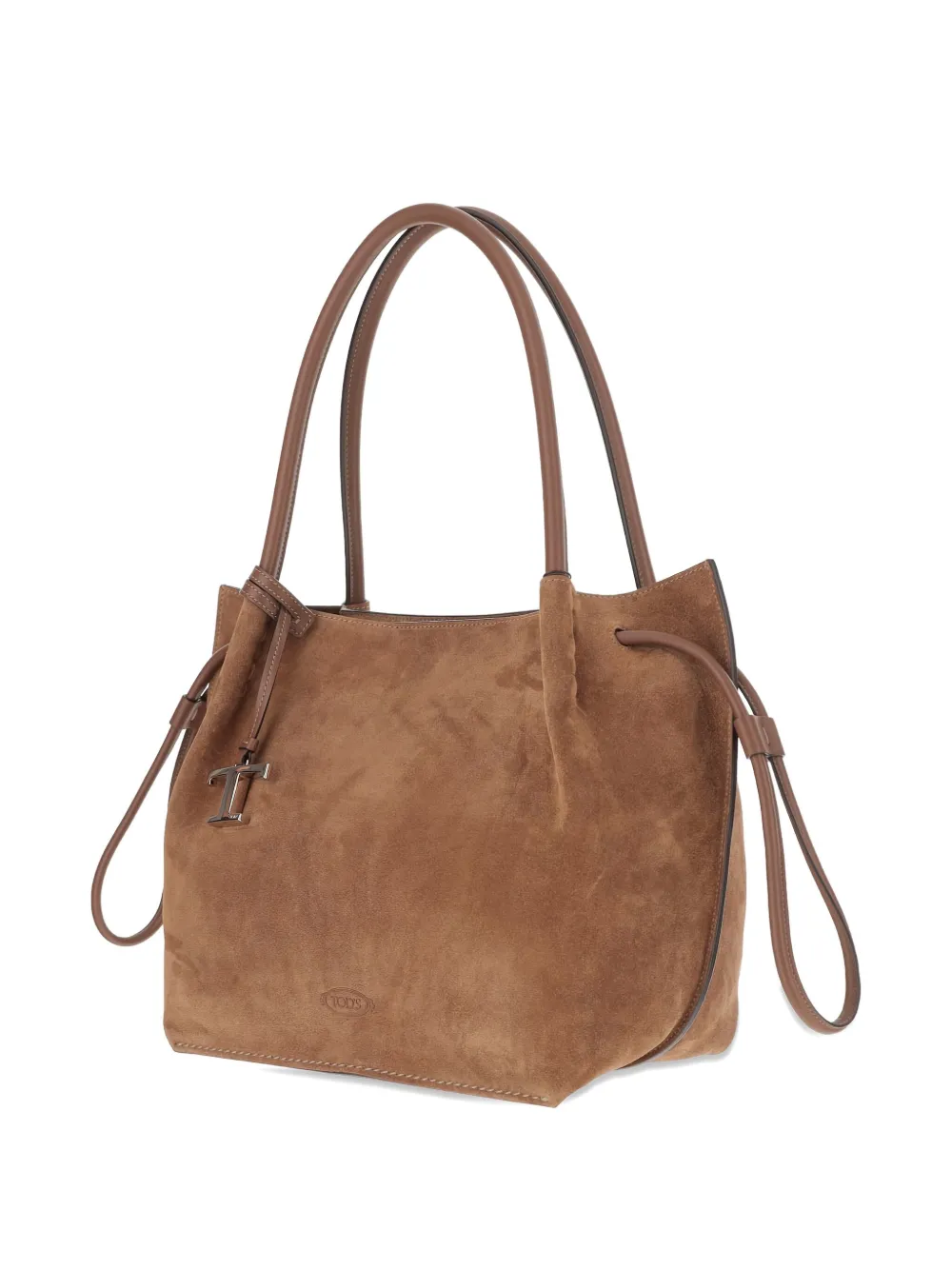 Tod's Shopper met trekkoord Bruin