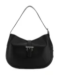 Alexander McQueen T-Bar buckle-fastening leather shoulder bag - Black