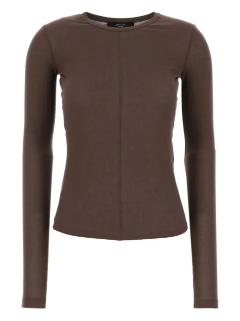 Weekend Max Mara long-sleeved cotton T-shirt