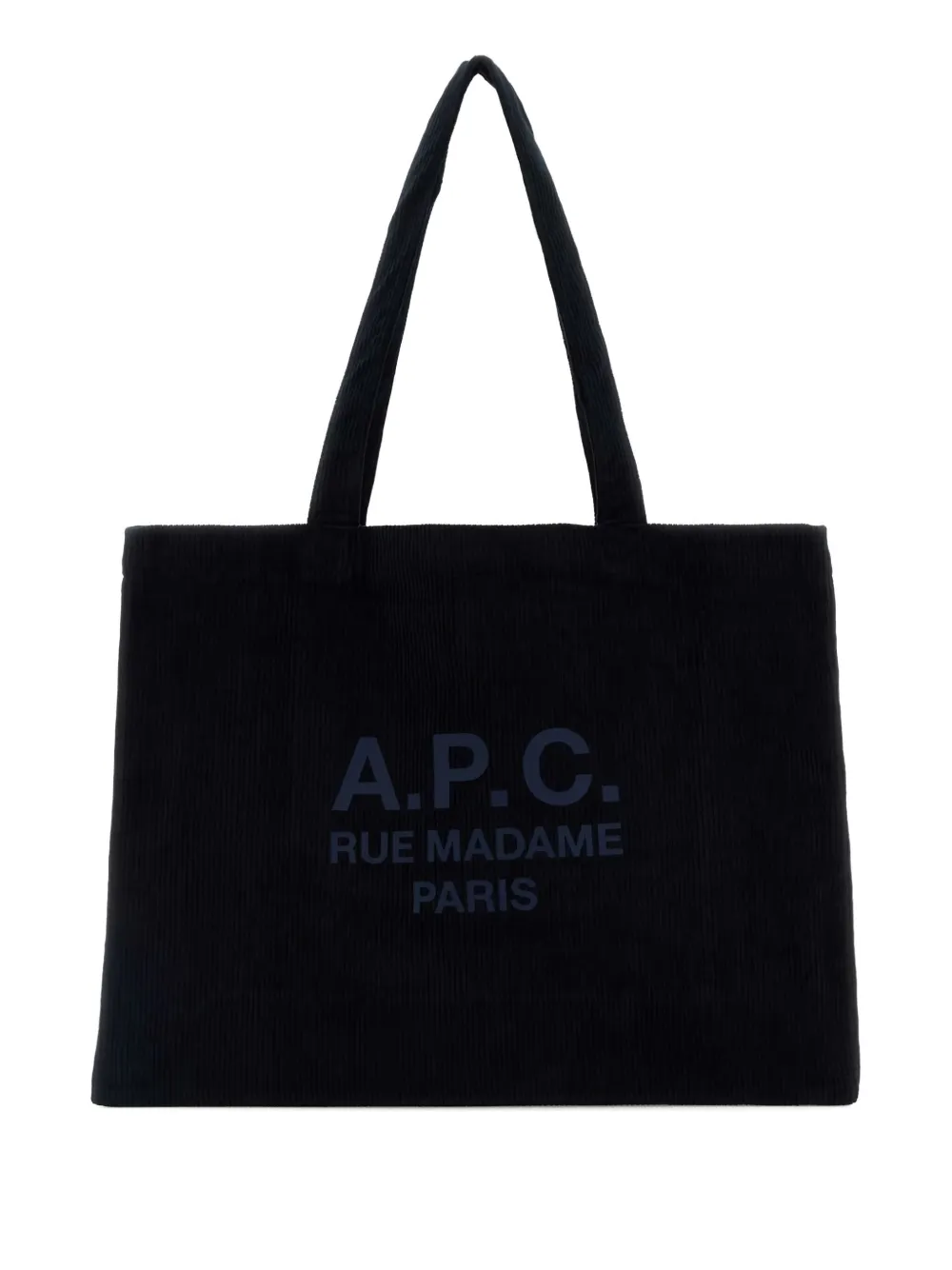 A.P.C. logo-print tote bag | Blue | Image 1