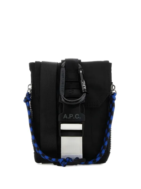 A.P.C. carabiner-strap crossbody bag