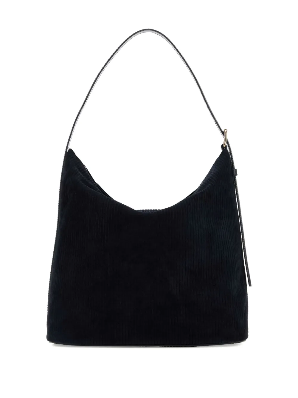 A.P.C. Vera medium ribfluwelen schoudertas Blauw