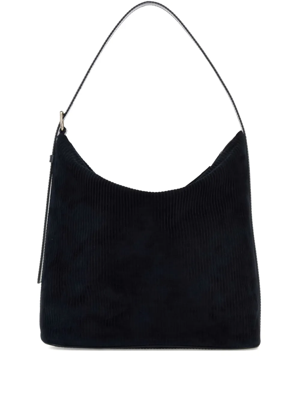 A.P.C. Vera medium ribfluwelen schoudertas Blauw