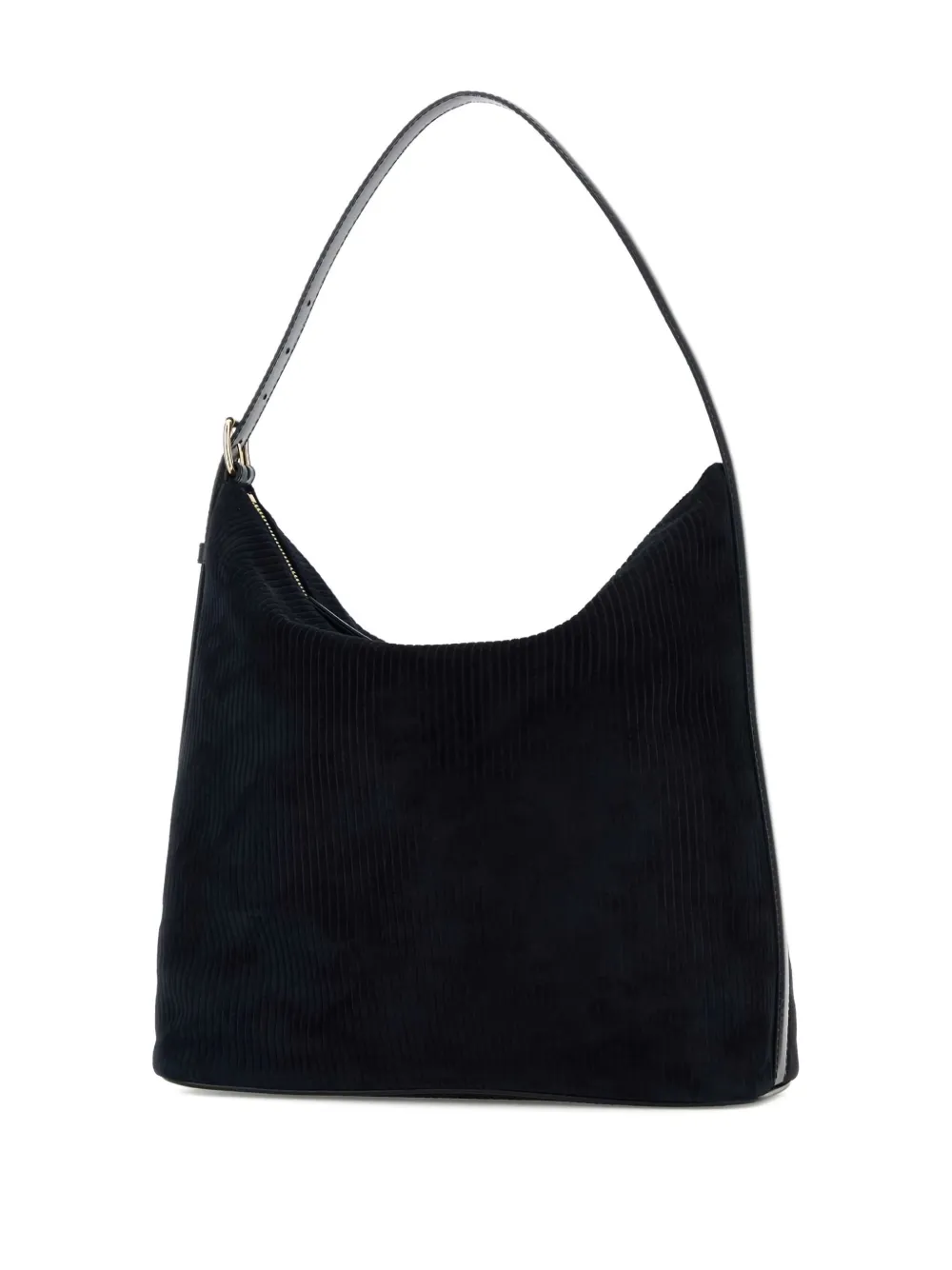 A.P.C. Vera medium ribfluwelen schoudertas Blauw