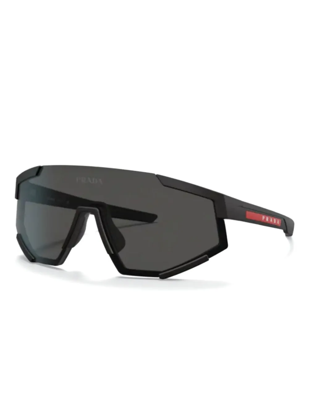 Prada Linea Rossa geometric-frame sunglasses | nero | Image 1