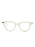 Megane and Me Tess cat-eye glasses - White