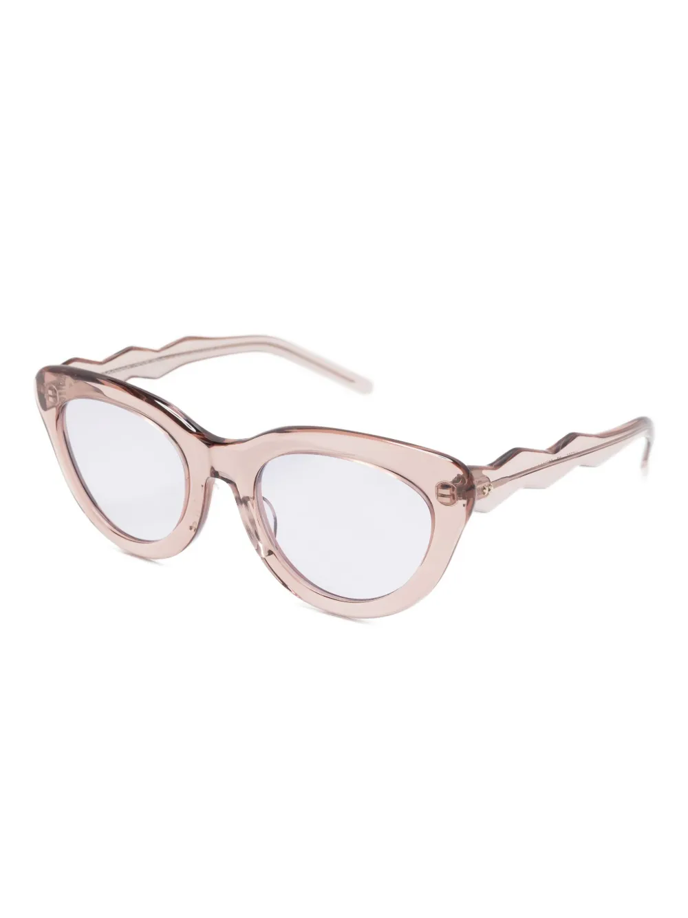 Megane and Me Brook cat-eye sunglasses Beige