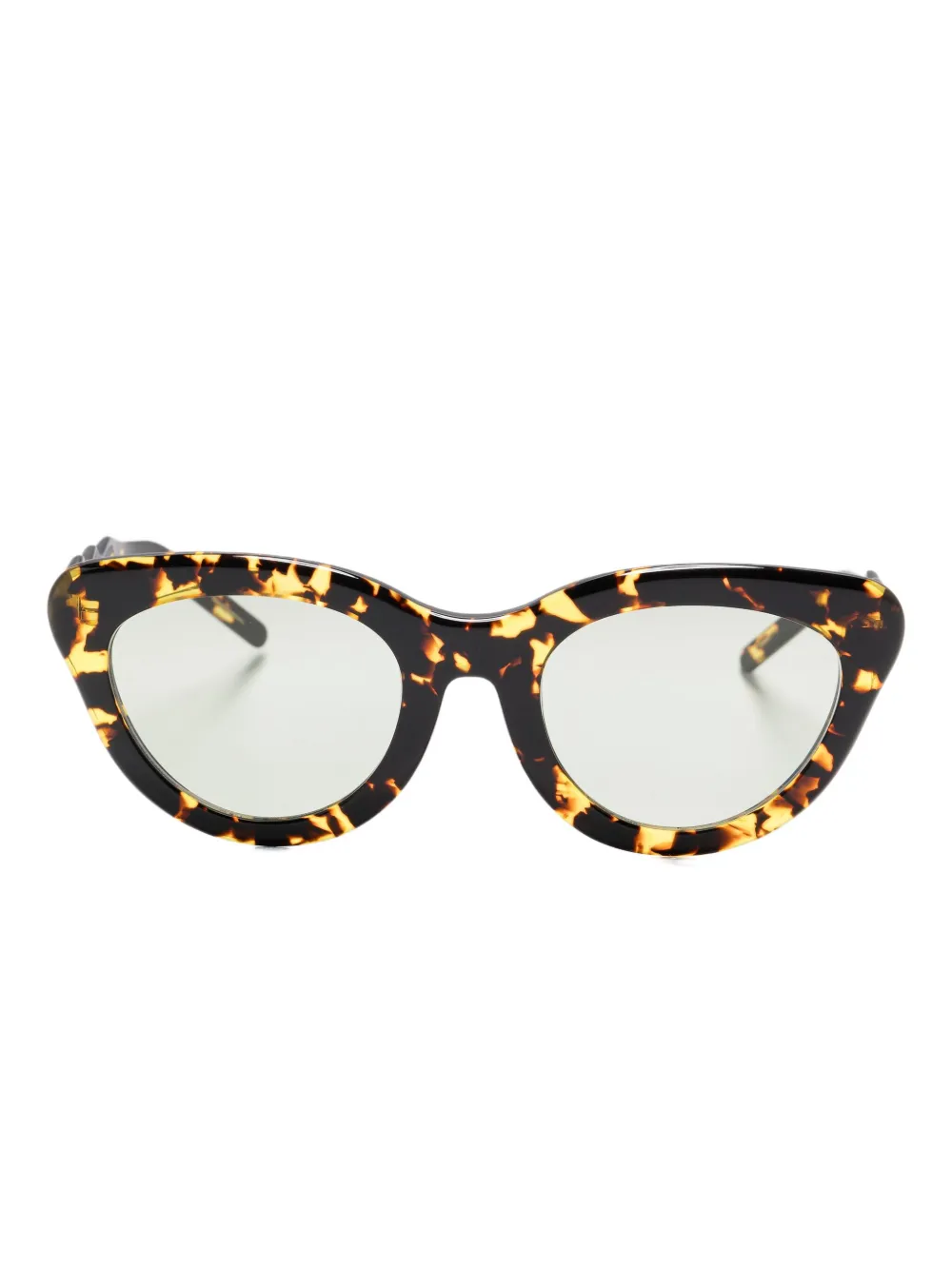 Megane and Me Brook tortoiseshell-pattern sunglasses Bruin